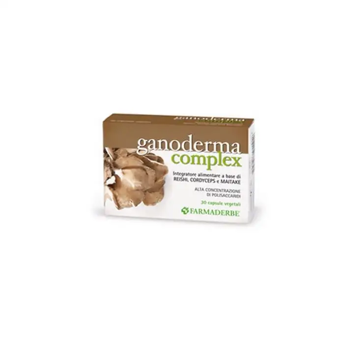 Farmaderbe Ganoderma Complex Integratore Organismo 30 Capsule