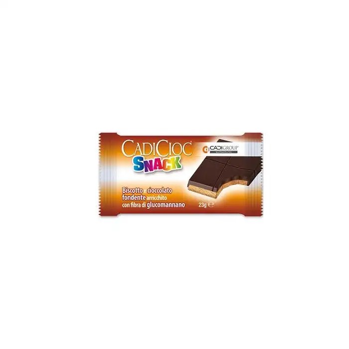 Cadicioc Snack Fondente Biscotto e Cioccolato 1 Barretta