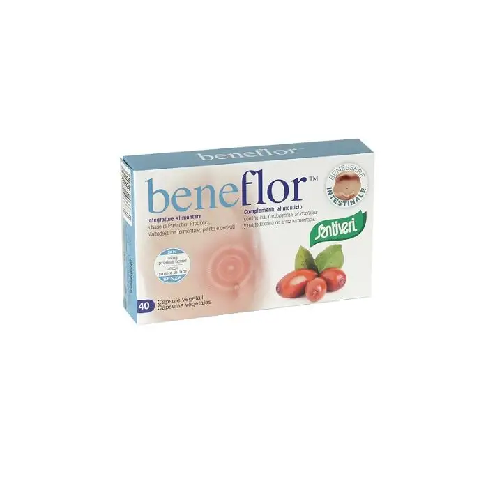 Santiveri Beneflor Integratore Flora Intestinale 40 Capsule