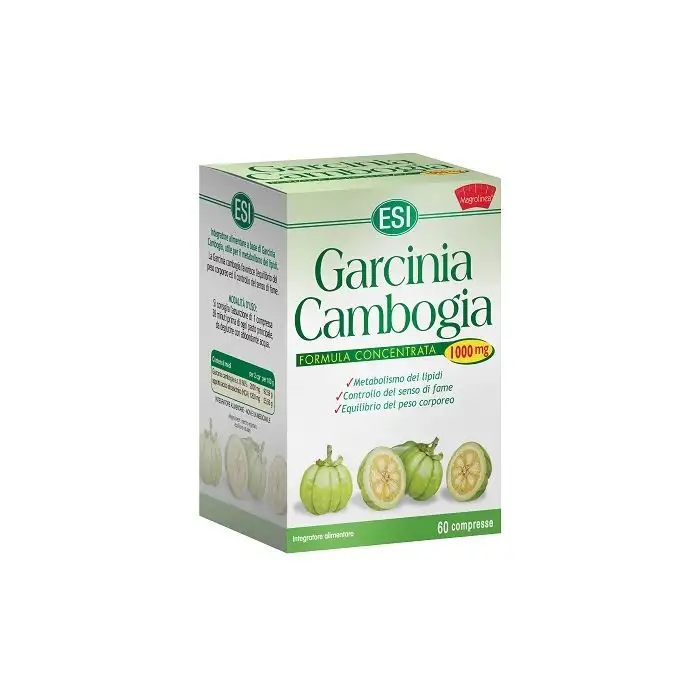 ESI Garcinia Cambogia Integratore Metabolismo Lipidi 60 Compresse 1000 mg