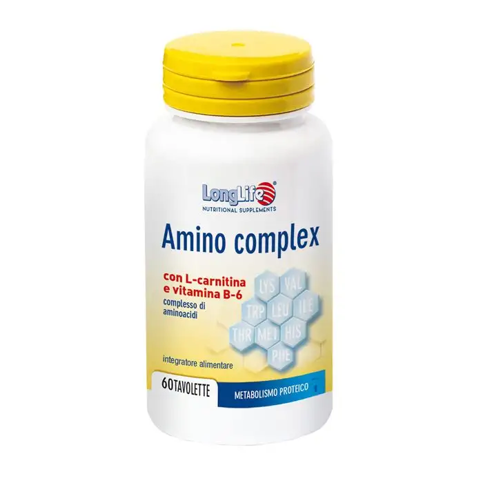 LongLife Amino Complex Integratore di Proteine del Siero di Latte 60 Tavolette