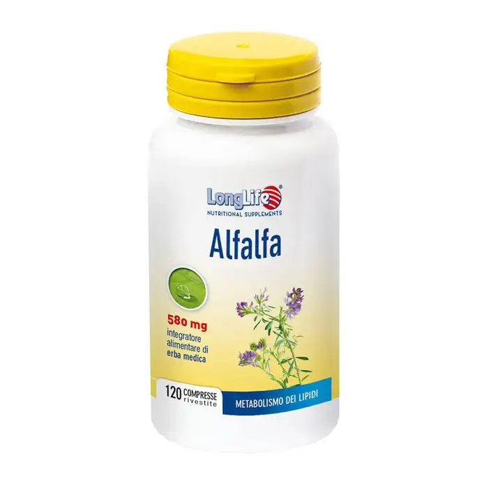 LongLife Alfalfa 580 mg Integratore 120 Compresse