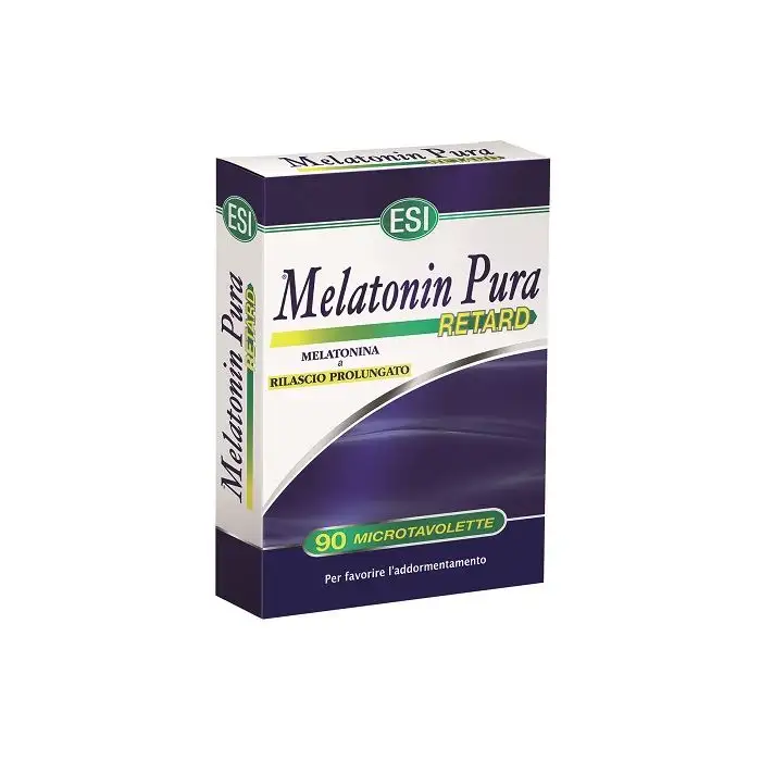 Esi Melatonin Pura Retard Integratore Per il Sonno 90 Microtavolette