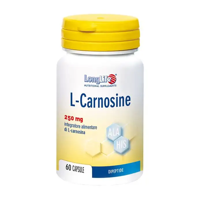LongLife L-Carnosine Integratore 60 Capsule
