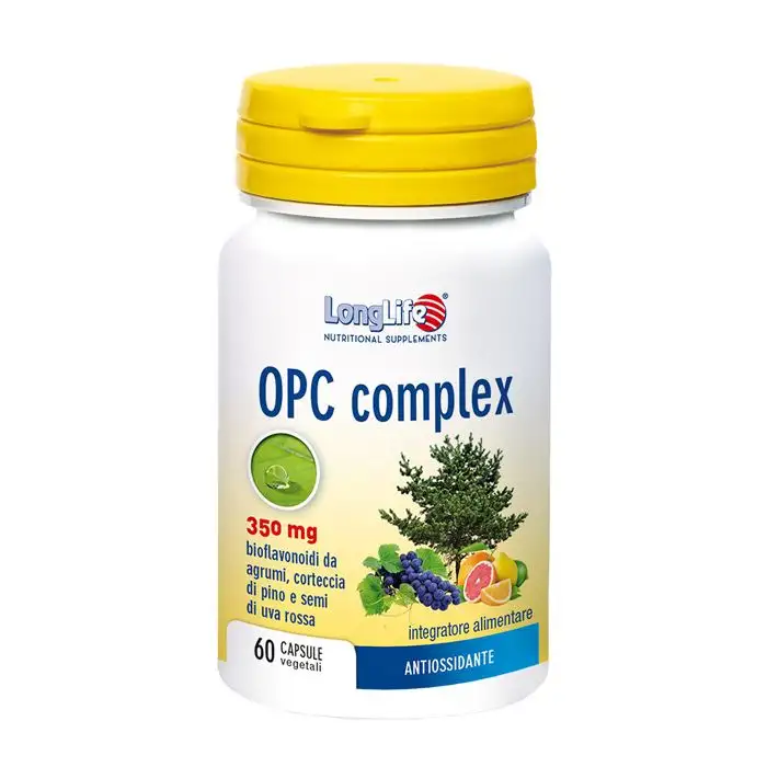 LongLfe Opc Complex Integratore Antiossidante 60 Capsule