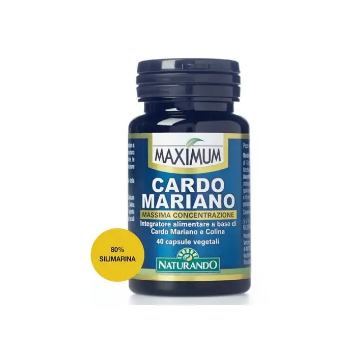 Naturando Maximum Cardo Mariano Integratore Alimentare 40 Capsule