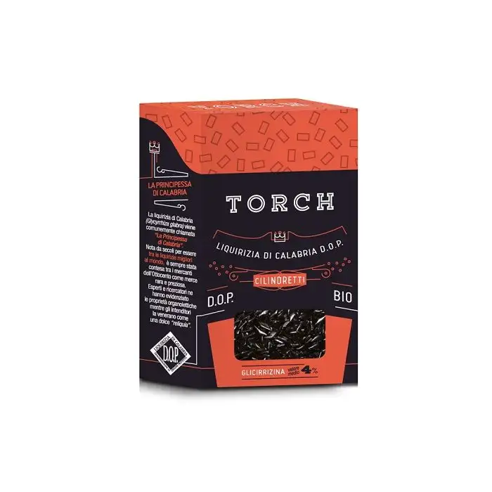 Torch Cilindretti di Liquirizia Biologica di Calabria 20 g