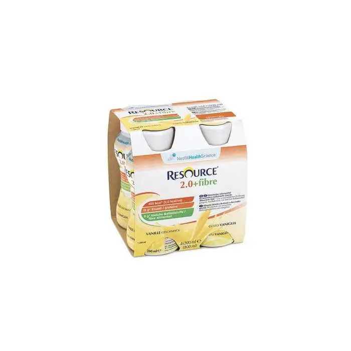 Resource 2.0+Fibre Vaniglia Bevanda Con Fibre 200 ml