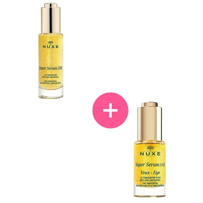 Nuxe Super Serum [10] Nuxe Super Serum [10] The Universal Age-Defying Concentrate 30 ml + Il Concentrato Occhi Universale Anti-Età 15 ml