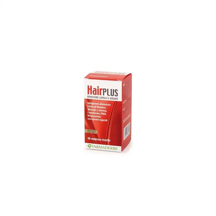 Farmaderbe Hair Plus Integratore Capelli Unghie 60 Compresse