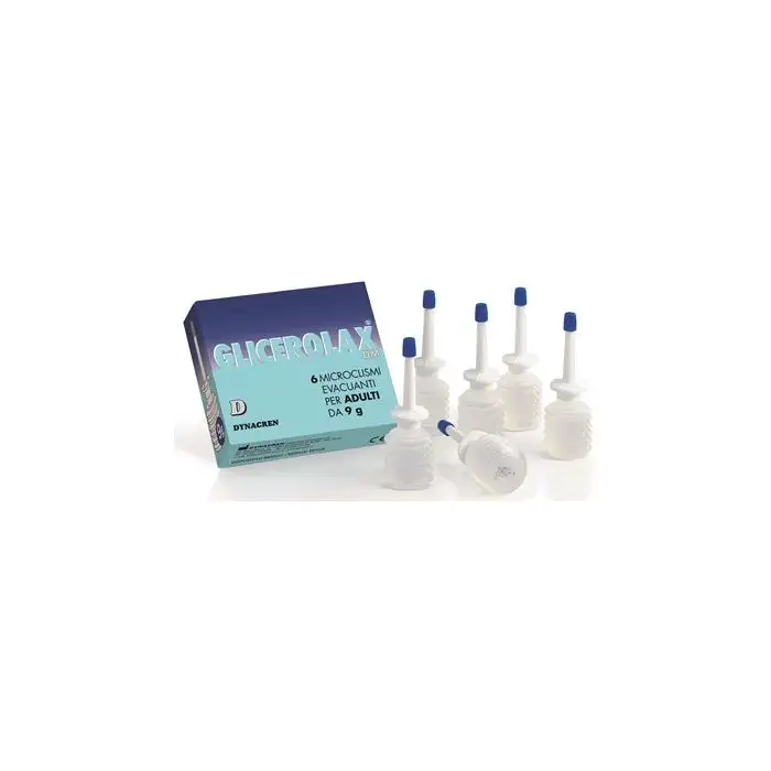 Dinacren Glicerolax Adulti Microclismi 6 Pezzi x 9g