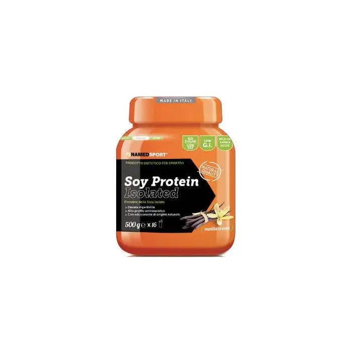 Named Sport Soy Protein Isolate Vanilla Cream Integratore Proteico 500 g