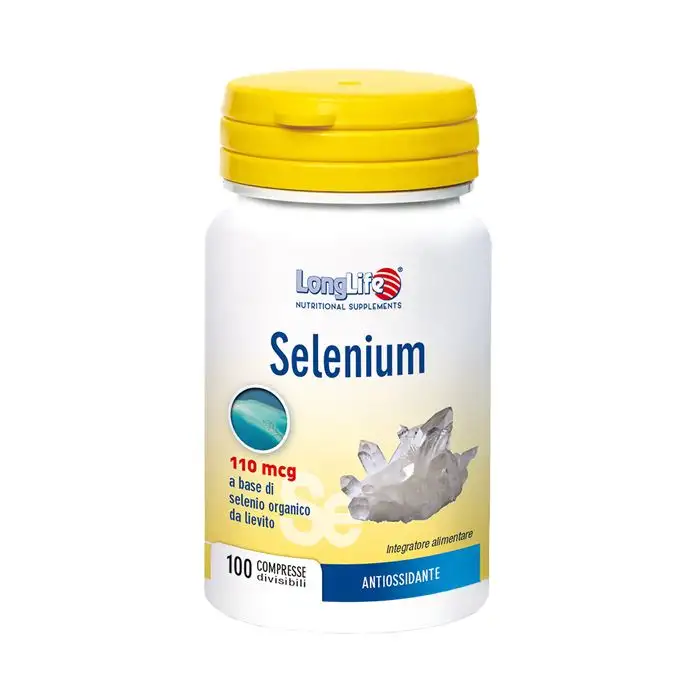 LongLife Selenium Integratore Antiossidante 100 Compresse