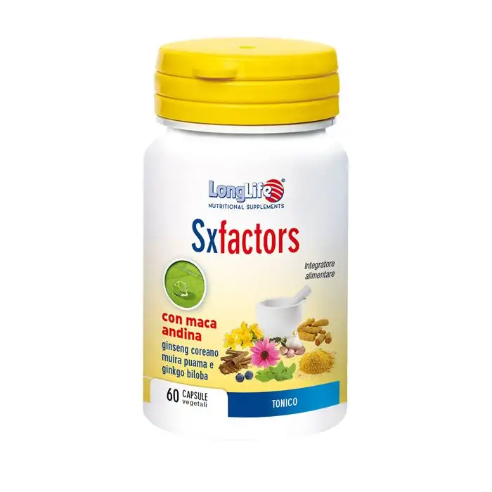 LongLife Sxfactors Integratore Energizzante 60 Capsule