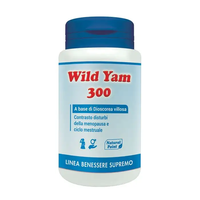 Natural Point Wild Yam 300 Integratore 50 Capsule