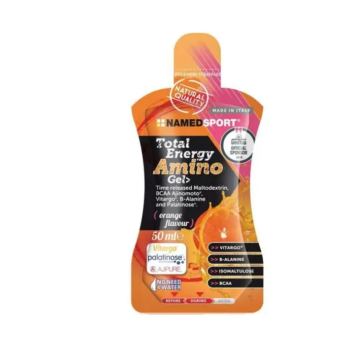 Named Sport Total Energy Amino Gel Orange Flavour 50Ml