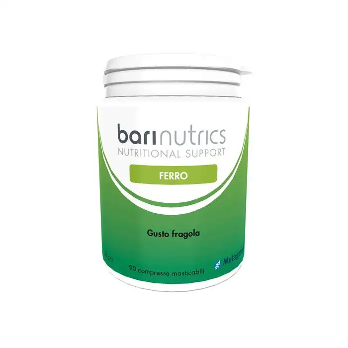 Barinutrics Ferro Integratore Alimentare 90 Compresse Gusto Fragola
