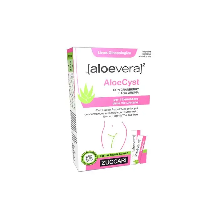 Zuccari AloeVera 2 AloeCyst Integratore Benessere Vie Urinarie 15 Stick