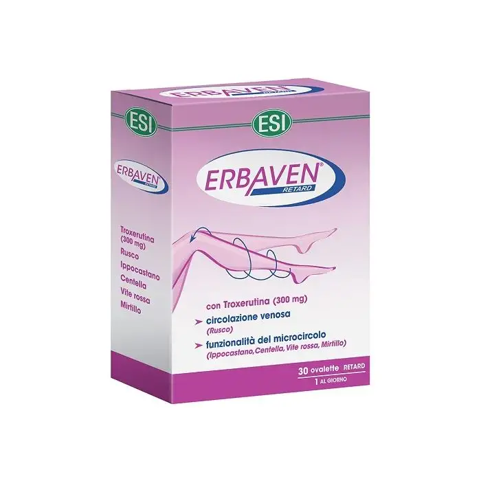 Esi Erbaven Retard Integratore Gambe Pesanti 30 Ovalette