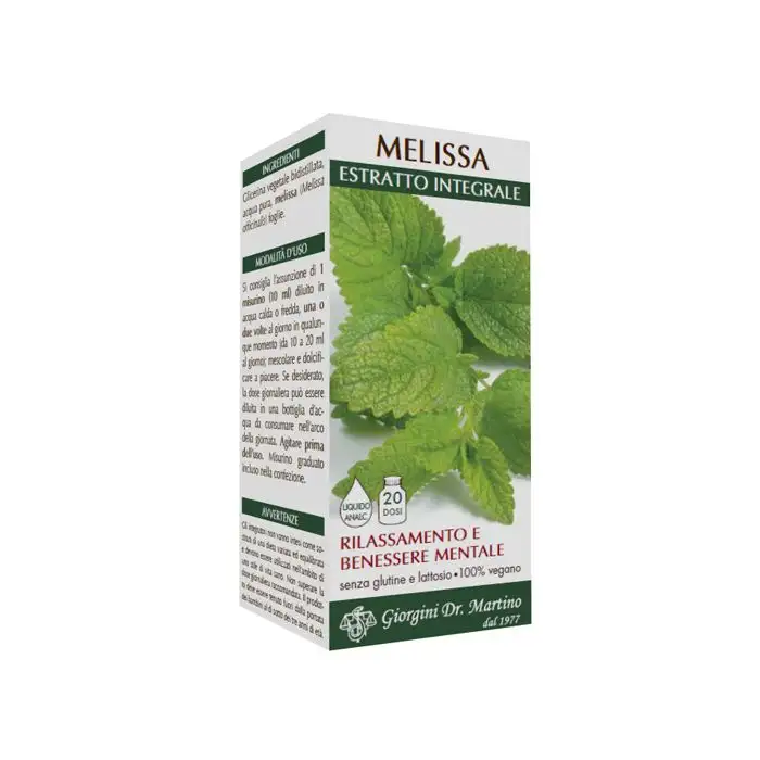 Dr.Giorgini Melissa Estratto Integrale Integratore Alimentare 200Ml