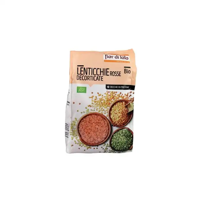 Fior Di Loto Lenticchie Piccole Rosse Decorticate Bio 400g