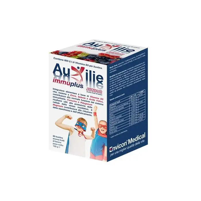 Auxilie Immuplus Junior Integratore 30 Bustine