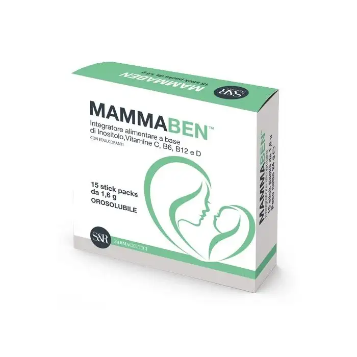 Mammaben Integratore Alimentare 15 Stick Pack Da 1,6 g