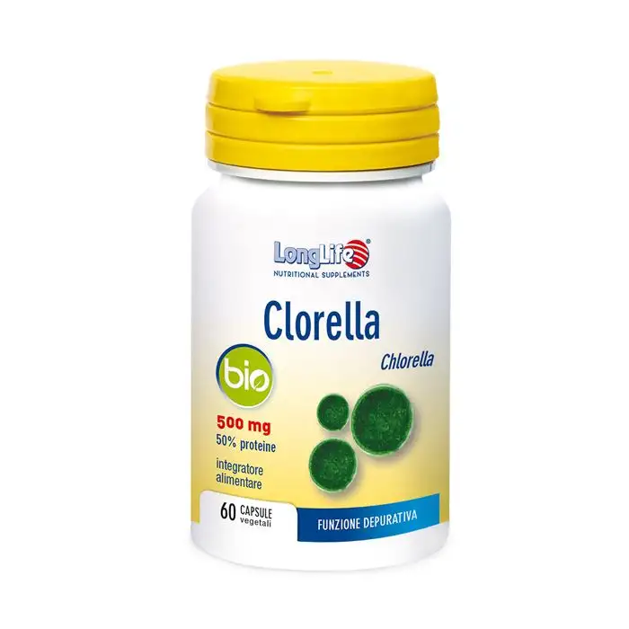 LongLife Clorella Bio Integratore Depurativo 60 Capsule Vegetali