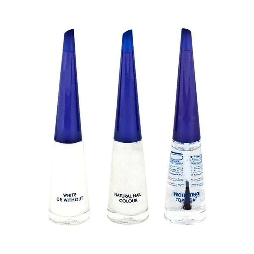 Herôme Decorazione unghie Set manicure francese glitterato