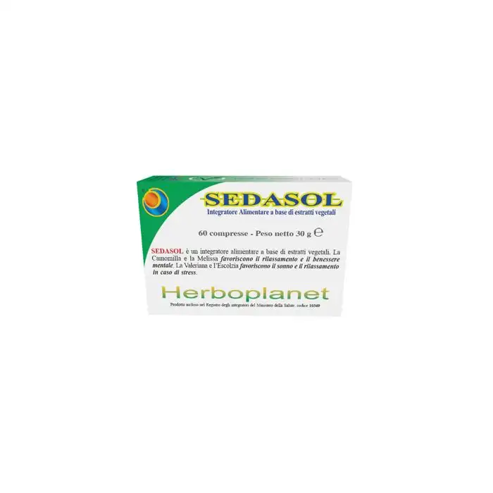 Herboplanet Sedasol Integratore Alimentare 60 Compresse
