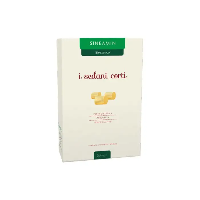 Sineamin Sedani Corti Pasta Aproteica Senza Glutine 500 g