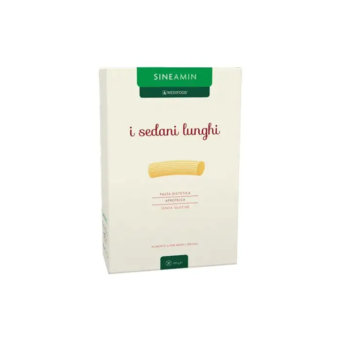 Sineamin Sedani Lunghi Pasta Aproteica Senza Glutine 500 g
