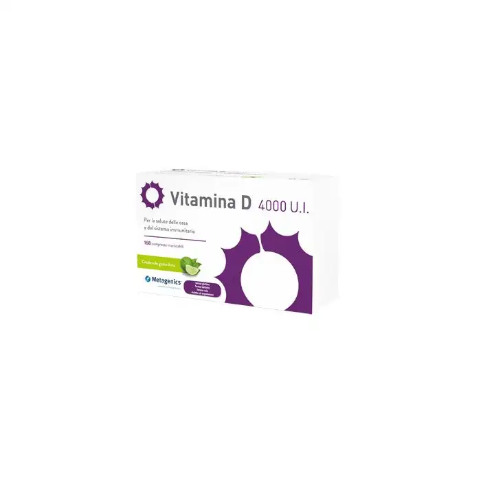 Metagenics Vitamina D 4000 UI 168 Compresse Masticabili