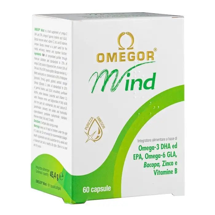 Nutraceuticals Omegor Mind Integratore Alimentare 60 Capsule