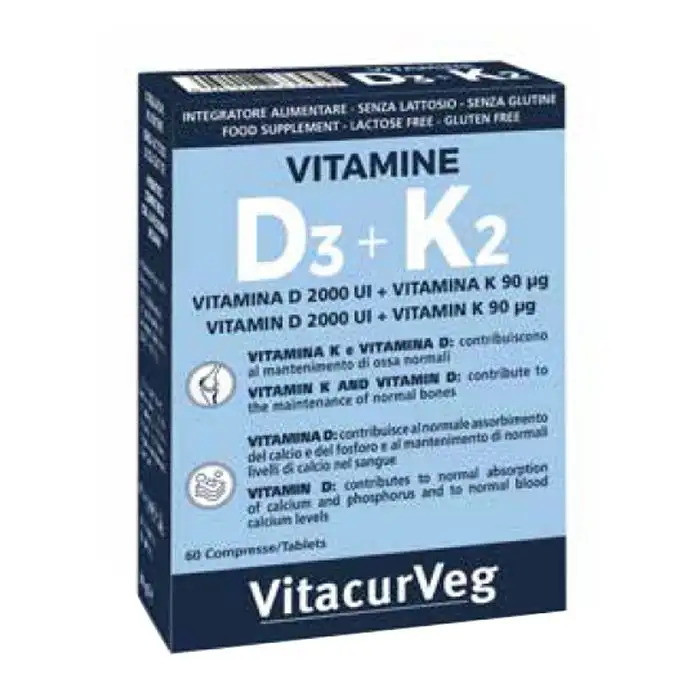 Vitamine D3+k2 60 Cpr Phr