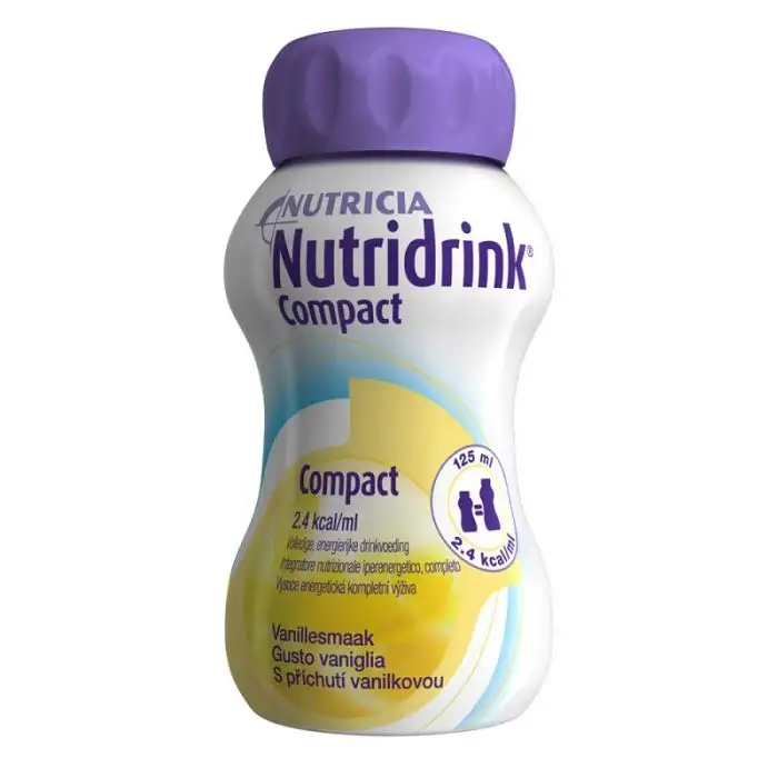 Nutricia Nutridrink Compact Integratore Alimentare Gusto Vaniglia 4X125Ml