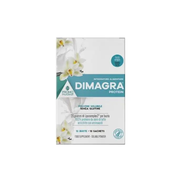 Dimagra Protein Integratore Gusto Neutro 10 Bustine