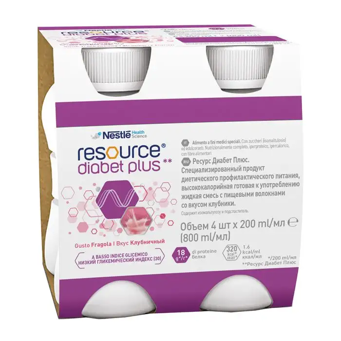RESOURCE DIABET PLUS FRAGOLA
