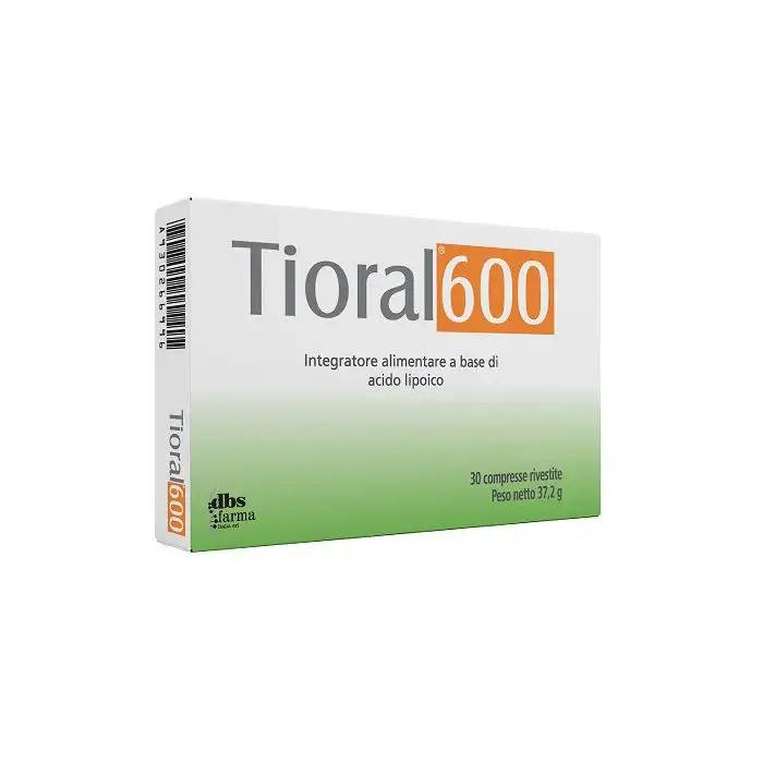 Tioral 600 Integratore Acido Alfa Lipoico 30 Compresse