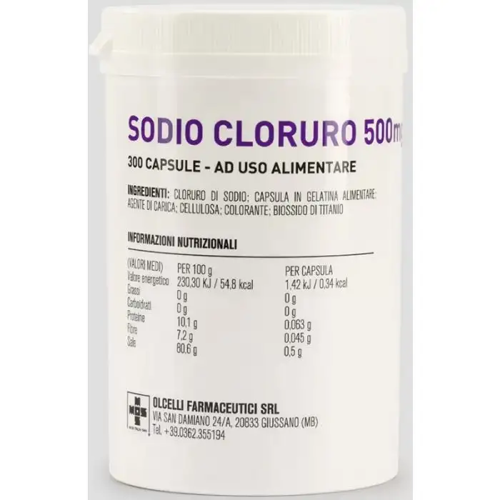 Sodio Cloruro 300cps 500mg
