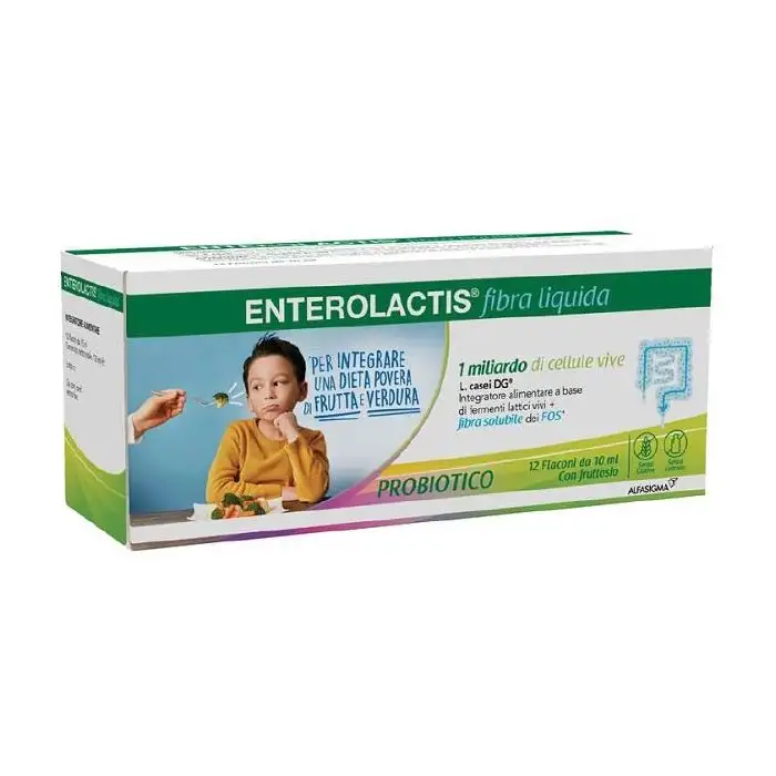 Enterolactis Fibra Liquida 12 Flaconcini da 10 Ml