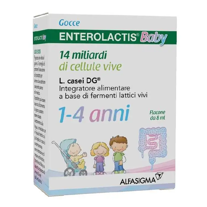 Enterolactis Baby Gocce 8 ml Integratore Di Fermenti Lattici