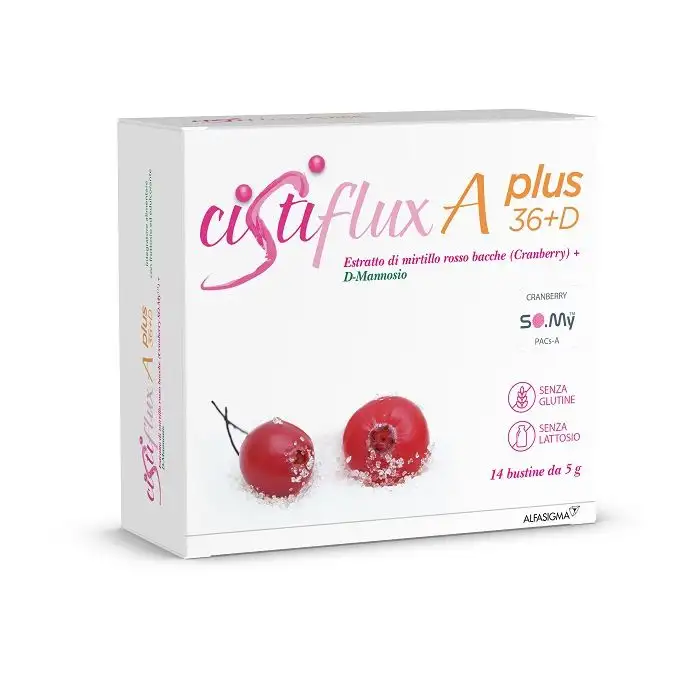 Cistiflux A Plus 36+D Integratore Vie Urinarie 14 Bustine