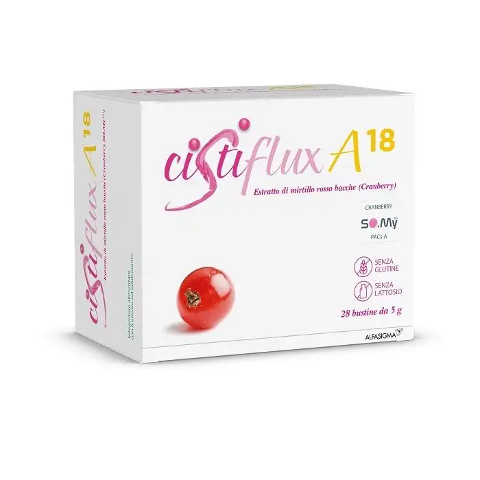 Cistiflux A 18 Integratore per le Vie Urinarie 28 Bustine