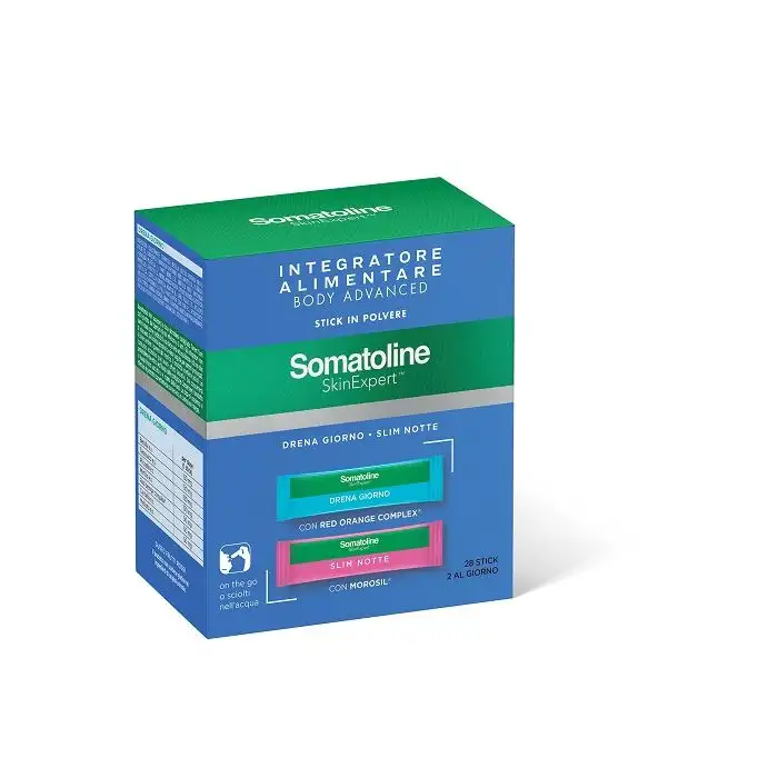 Somatoline Skin Expert Body Advanced 14 Stick Drena Giorno +14 Stick Slim Notte