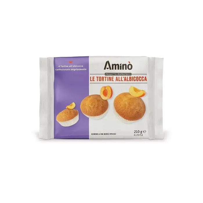 Amino Aproteica Tortine Albicocca 4pz