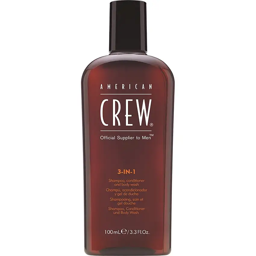 American Crew Cura dei capelli e del corpo 3-in-1 Shampoo, Conditioner and Body Wash