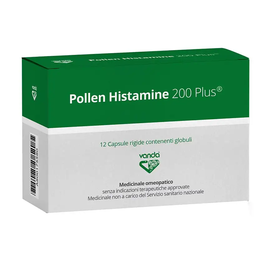 POLLEN HISTAMINE 200 PLUS 12 CAPSULE VANDA