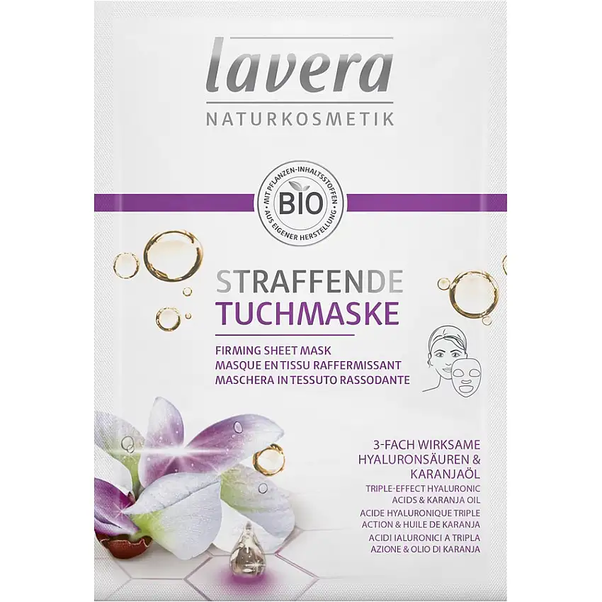 Lavera Maschere Acido ialuronico e olio di karanja 3 volte efficaci Acidi ialuronici e olio di karanja 3 volte efficaci
