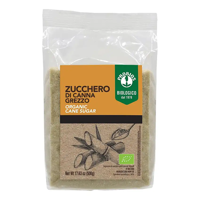 ZUCCHERO DI CANNA GREZZO 500 G